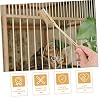 1set Bird Cage Cleaning Brushes Wire Brush Handle for Easy Cleaning of Bird Cages