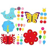 Toyvian 5pcs Zipper Button Toy Toddler Toy Craft Toys Toy for Baby Preschool Kids Button Board In...