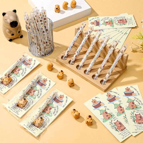 Stylo à bille inspirant capybara pack 20 balles anti-stress enseignant - 4