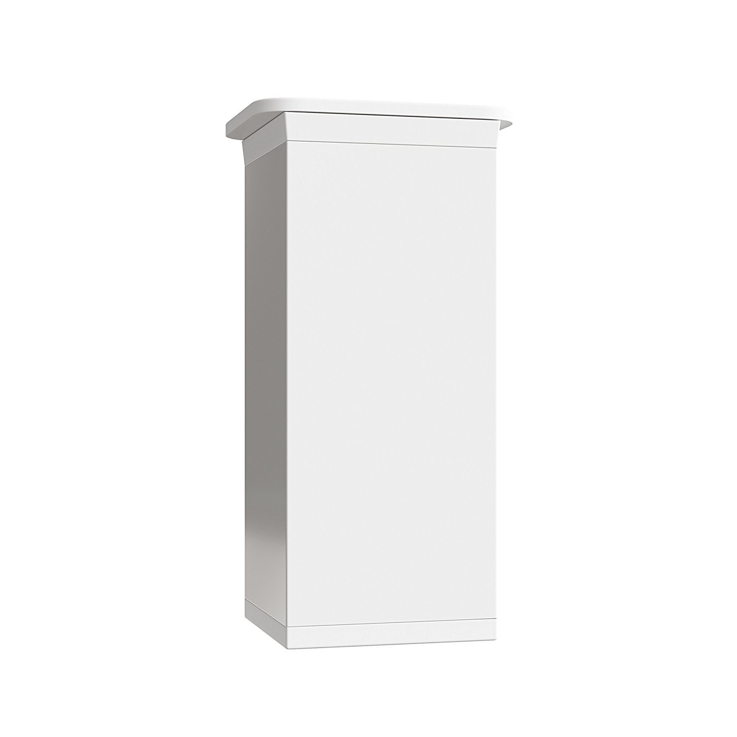 Sossai Patas para Muebles, Set de 8 Unidades, H 120 mm, Blanco Ajustable, diseño Elegante, Perfil Cuadrado, Modelo MFV1, para armarios, cómodas
