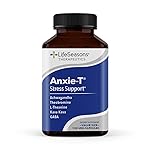 Anxie-T - Stress Relief Supplement - Supports Mood & Mental Focus - Feel Calm and Relaxed - Eases Tension & Nervousness - Ashwagandha, Kava Kava, GABA & L-Theanine - 120 Capsules