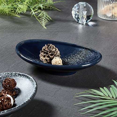 Vomana Oval Ceramic Decorative Bowl thumb #2