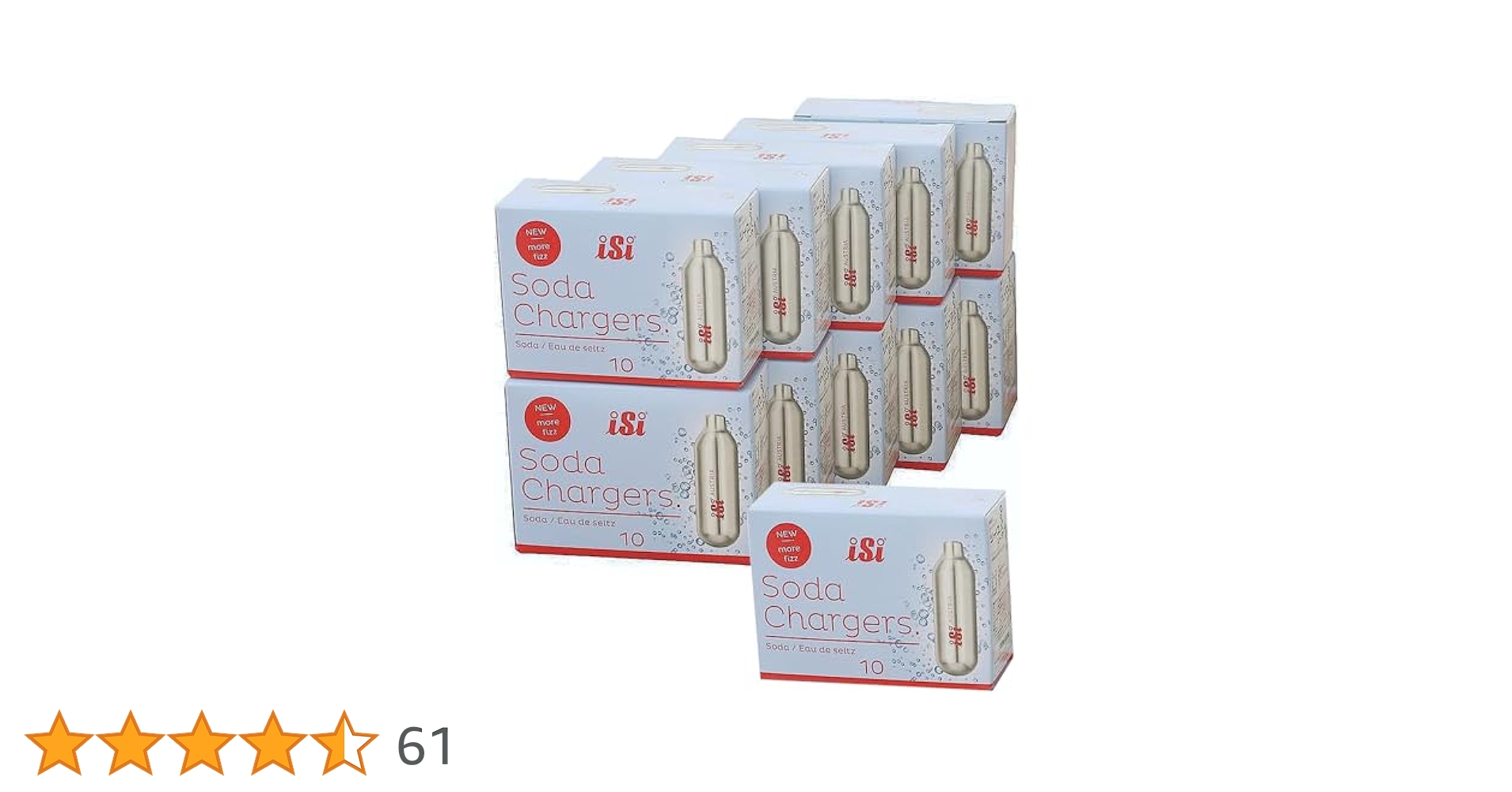 ツイスパソーダ 炭酸ガスカートリッジ　11箱　110本 Amazon | 【純正品】ツイスパソーダ 炭酸カートリッジ 110本