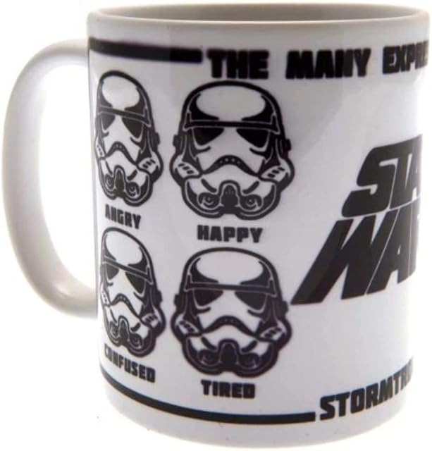 Star Wars MG24950 Coffee Expressions of a Stormtrooper Mug, Ceramic, Multi-Colour, 315 ml