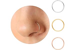 22g Thin Gold Nose Hoop for Women and Men