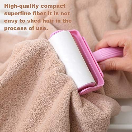 4-Piece Microfiber Bath Towel, Multi-Purpose Towel, Fluffy Towel, Excellent Water Absorption, Quick-Drying Hair Towel (Brown, 27.5in55in)