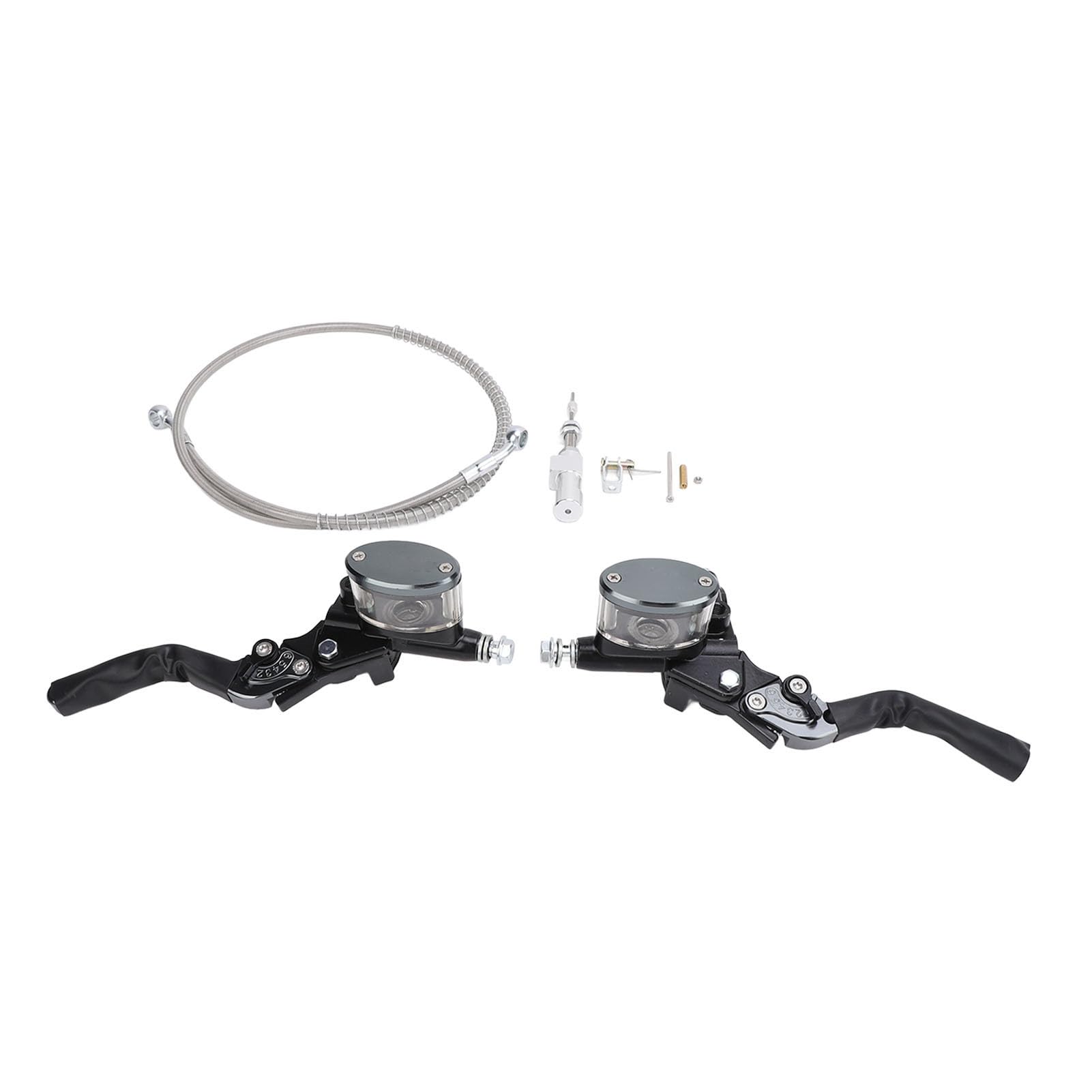 Leva della Pompa del Freno, Leva della Frizione Idraulica del Motociclo Leva della Pompa del Freno con Angolo Regolabile da 22 Mm per Risparmiare Manodopera con Interruttore di
