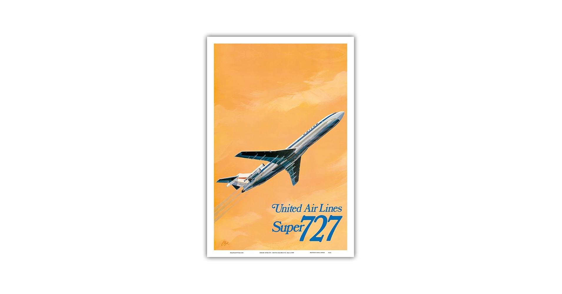 Amazon.co.jp: ボーイングスーパー727飛行機 - ユナイテッド航空