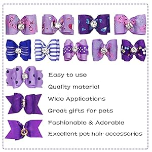 Pet Show 20pcs Small Dog Hair Bows with Rubber Bands Puppies Doggies Cats Topknot Bowknot Matching Hair Grooming Accessories for Boy Girl Pomeranian Yorkie Poodle Maltese Shih Tzu Groomer  Cucciolini Doodles Pet show 20pcs small dog hair bows with rubber bands puppies doggies cats topknot bowknot matching hair grooming accessories for boy girl pomeranian yorkie poodle maltese shih tzu groomer   cucciolini doodles
