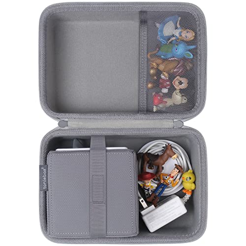 Aenllosi Funda Estuche para Toniebox Starter Set Tonies Figurine Caja de Música para Niños（Gris）