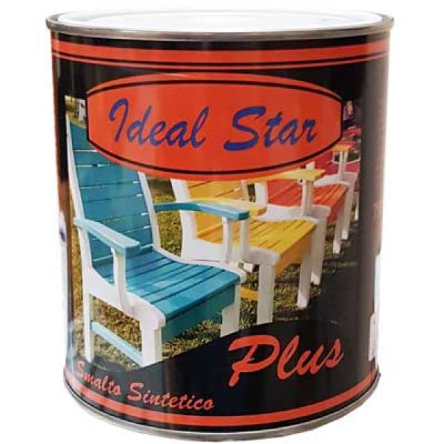 smaltino 'plus' ideal star 0,125 lt - bianco lucido -
