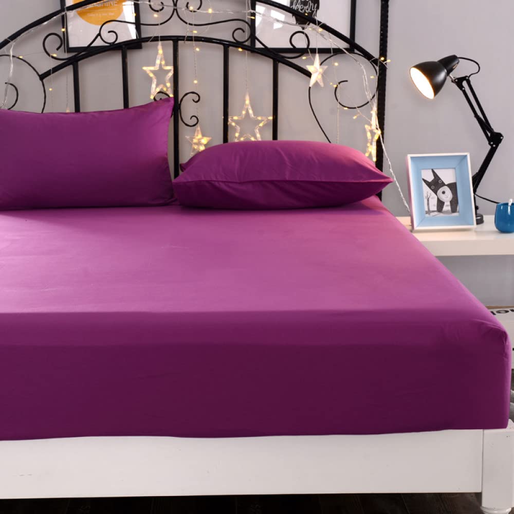 Lenzuolo Con Angoli In Poliestere 100% – 140x200cm Con Altezza 25cm – Coprimaterasso Stampato Quadri – Fascia Elastica
