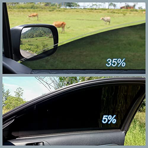 Image of Window Tint Film for Cars 5% VLT 20in x 10Ft Ceramic Window Tints, Blocks 99% UV & IR Rays, Heat Resistant Anti Glare Film for Windshield, Scratch Resistant Sun Shade Auto Tint Roll