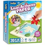 Starlight Instant Cyanotype Paper Refill – 20 Sheets of 8x10 Sun Paper – Sunprint Light-Sensitive Papers for Sun Art and Solar Printing Projects
