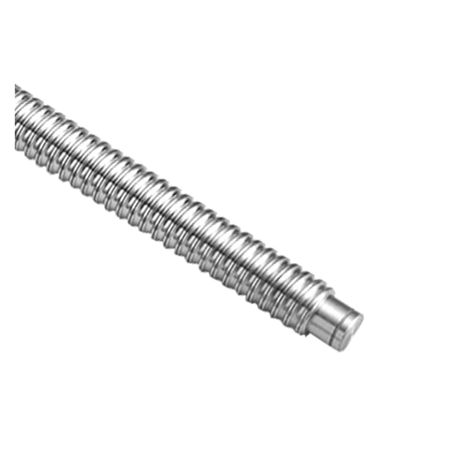 Tuerca de husillo de bolas de metal Husillo de bolas RM1605 SFU1605 de 250 mm a 1500 mm for mecanizado de extremos de husillo de rodillos con tuerca de bola simple for CNC(250mm)