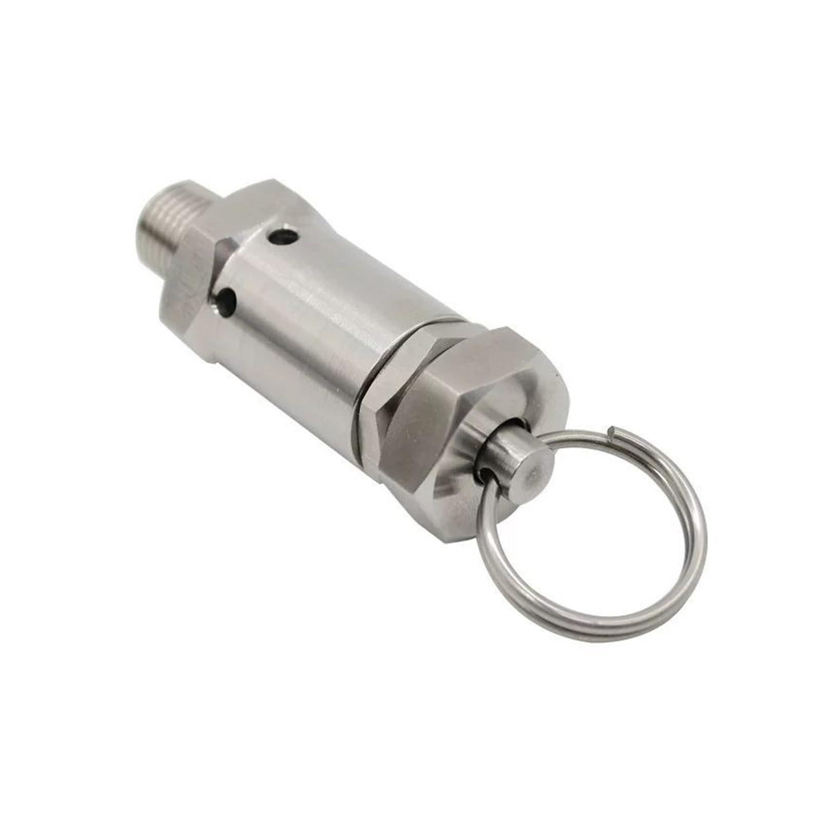 Sicherheitsventil 1 2 3 4 5 6 7 8 9 10Bar 1/4" 3/8" 1/2" BSPT männlich 304 Edelstahl Druckentlastungssicherheitsventil einstellbar für Warmwasserbereiter