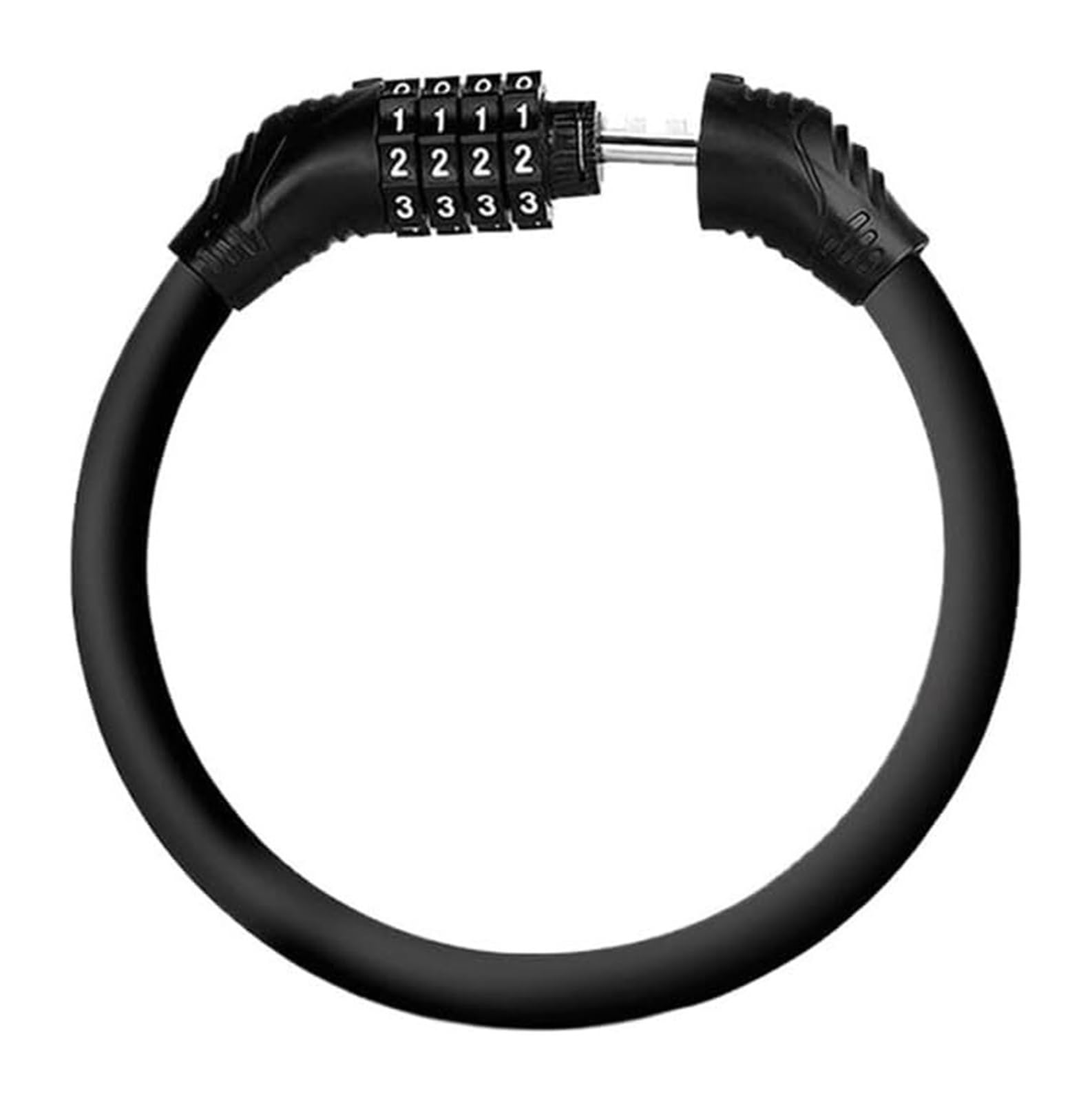 Giveduno C Bicycle Lock, Mountain Bike Lock 4 Digit Password Portable Security Multicolor