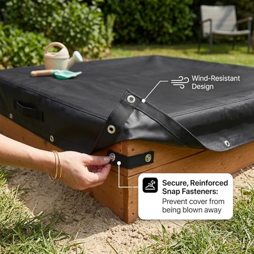 Housse de bac à sable étanche en tissu Oxford 420D robuste - 5