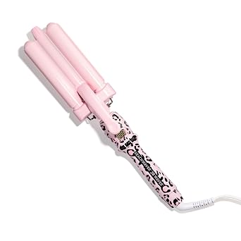 The Beachwaver Co. 3B Waver | Triple Barrel Hair Waver for Mermaid Waves | Professional Curling Iron with Adjustable Temperature, LED Screen, and Ceramic Barrels