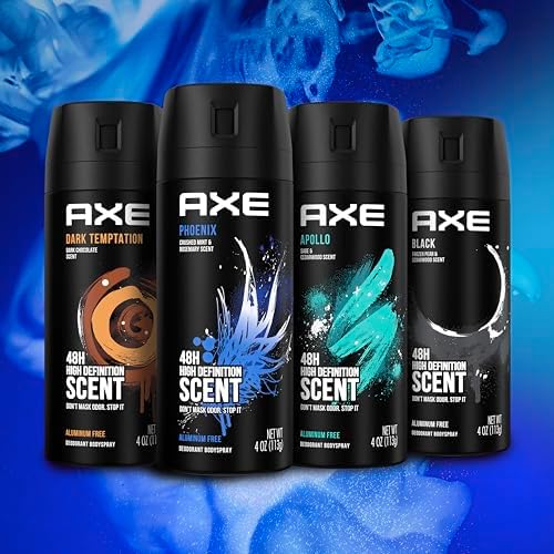 AXE Phoenix Deodorant Body Spray Rosemary 48H Protection, 113g, 4-Pack — view 7