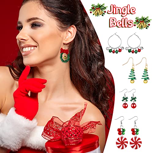 20 Pairs Halloween Earrings Holiday Fall Thanksgiving Drop Dangle Earrings Set Pumpkin Skeleton Xmas Earrings for Women Girls (Cool)3