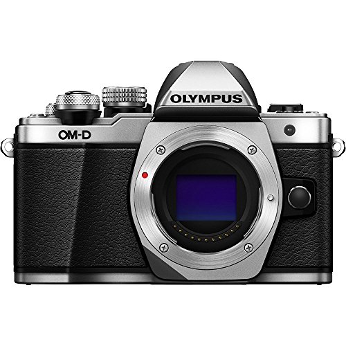OM SYSTEM Olympus OM-D E-M10 Mirrorless Digital Camera (Silver)- Body only