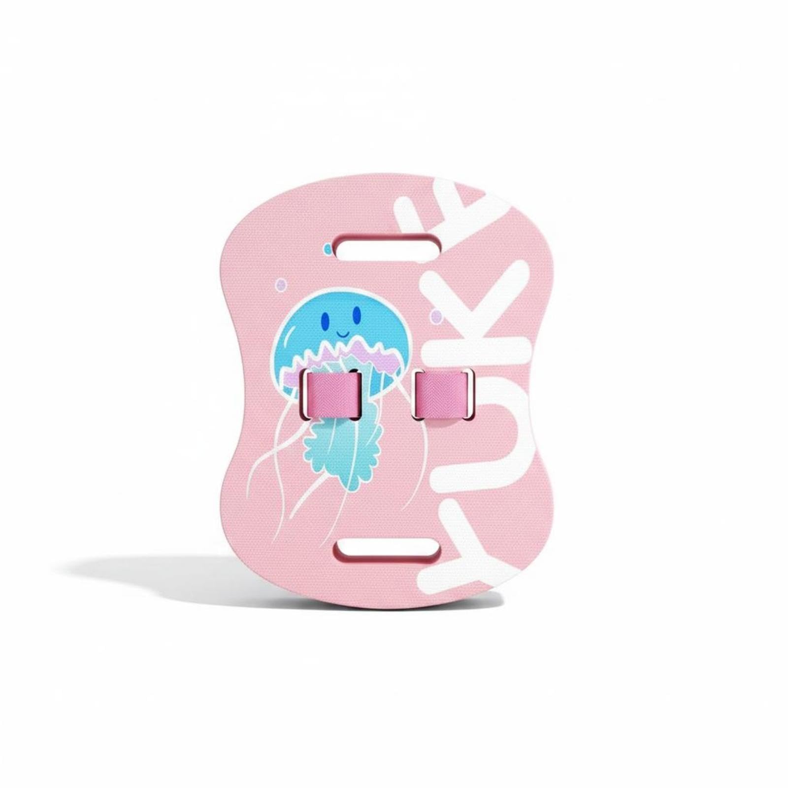 Swim Kickboard Lightweight Swimming Kickboard Textured Training Flotation Board Pink Jellyfish-Back Float-image-32