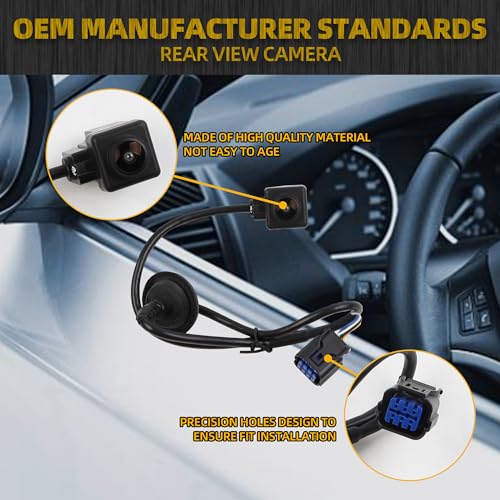 Image of Dasbecan Backup Camera Compatible with Kia Soul 2014 2015 2016 Reverse Parking Assist OE Replaces 95760-B2100 95760-B2010 95760-B2000 95760B2100 95760B2010 95760B2000