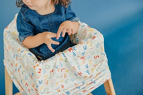 Image of Copper Pearl Nursing Cover for Breastfeeding - Multi-Use Baby Car Seat Canopy, Stroller Shade & Breast Feeding Wrap for Women, Stretchy Breathable Carseat Shawl for Boy or Girl, Webster