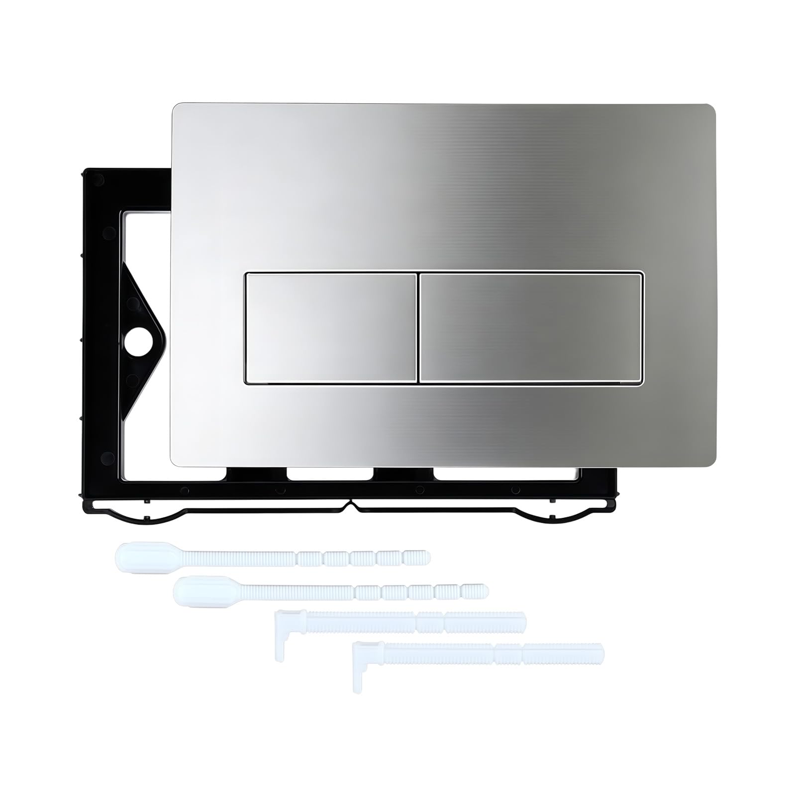Upgrades Water Tanks Button Panel Construction Easy Installs Strong Bathroom Flush Panel for Bathroom Permanent ABS Wash