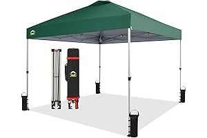 CROWN SHADES 10x10 Pop-Up Canopy - Portable Tent for Events
