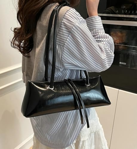 Medium Clutch Shoulder Bag for Women Vintage Bags Trendy Women's Tote Handbag Purse with zipper Closure3