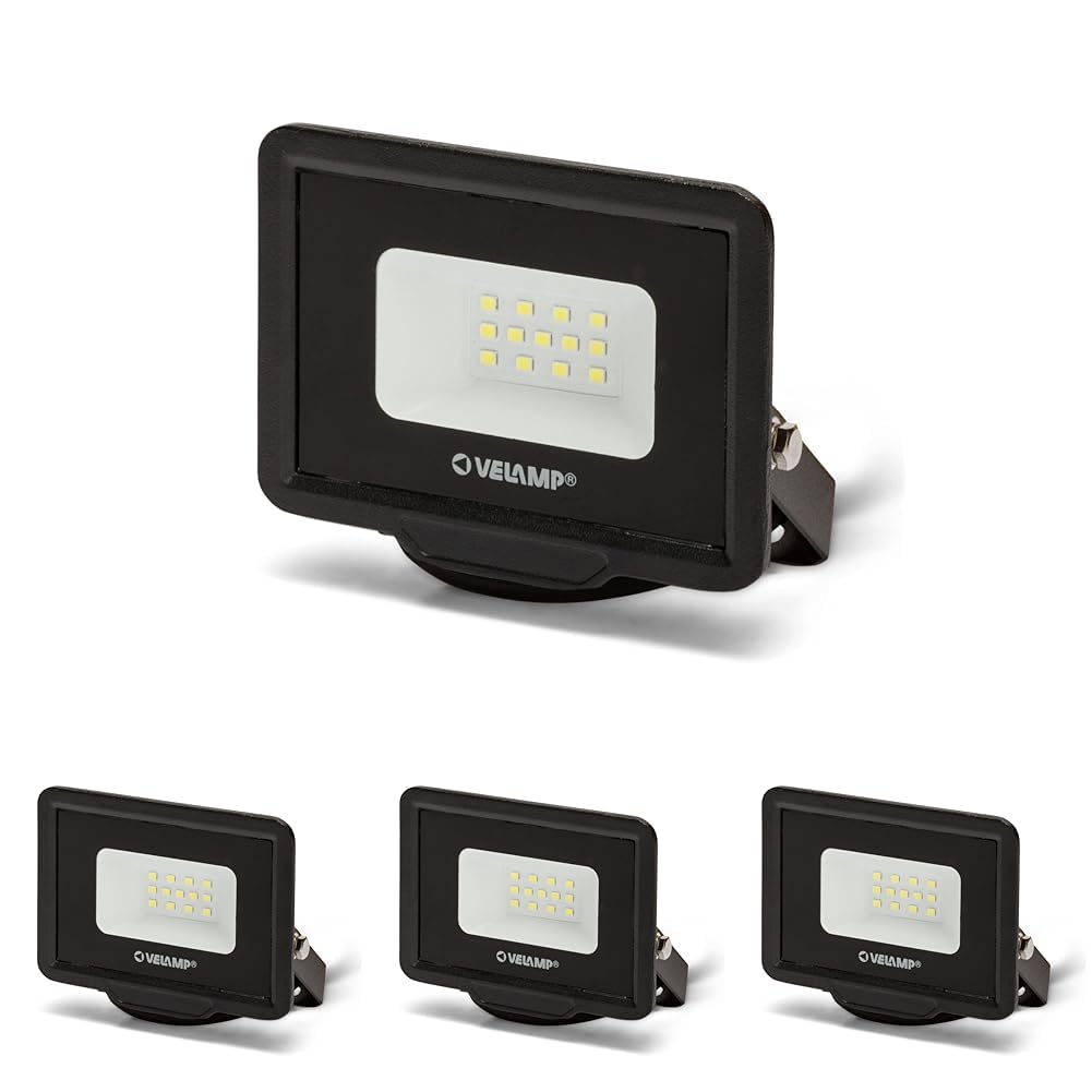 Projecteur LED SMD 10W Velamp PADLIGHT5 pour sécuriser les entrées de garage sombres