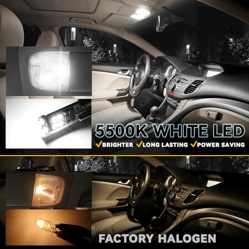 Kit de 7 Bombillas LED 12V 5500K Interior Auto Dynasty miniatura 4