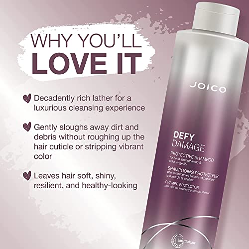Joico Defy Damage Protective Shampoo & Conditioner Set | Preserve Hair Color | For Bond Strengthening & Color Longevity #TOP2