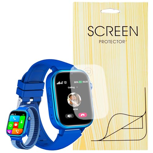 Skyband Compatible para [6 Pedazo Protector] Blando Protector Pantalla Compatible para Smartwatch SWGOTA Reloj Inteligente Niños Niñas SW-T40 (6 Pedazo Protector)