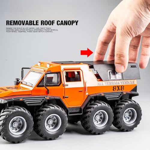 Image of Die-cast Alloy Motorbikes for Kids 1:14 Scale Alloy Model Bikes Pull Back Toys Suitable for 3+ Years Boys and Girls Multicolor (Pack of 1)【Colors as Per Stock】 (8X8 Army Truck)