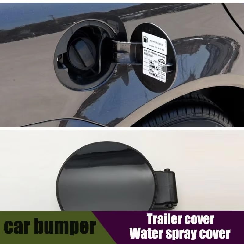 Tappo Ricambio Serbatoi Coperchio Del Serbatoio Carburante Automatico Tappo A Conchiglia Paraurti Per Auto Decorativo Per VW Per Passat Per B5(Black)