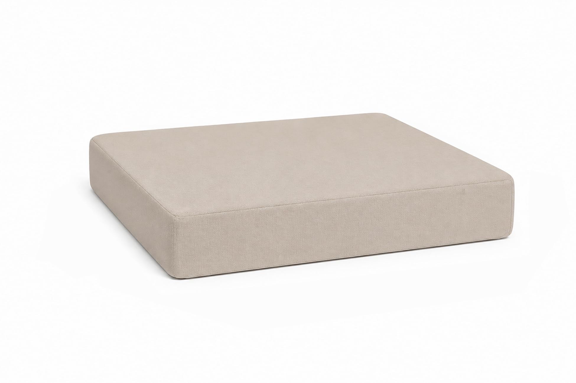 Cojín de asiento para sofá de jardín de polirratán de 2 y 3 plazas café 70x60