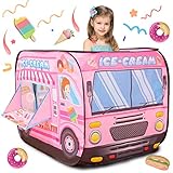 【Eiswagen Design】: Eiswagen Design. Kinder können mit ihren Familien und Freunden ein Eis spielen. Mit Rollo und atmungsaktiven Löchern.