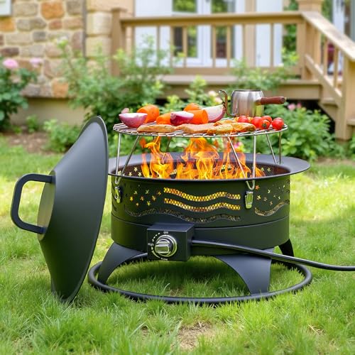 Panovue 24 Inch Propane Fire Pit