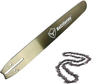 Farmertec Holzfforma® 20inch 3/8 .050 72DL Bar & Full Chisel Saw Chain Combo Compatible with Stihl Chainsaw MS360 MS361 MS362 MS380 MS390 MS440 MS441 MS460 MS461 MS660 MS661 MS650