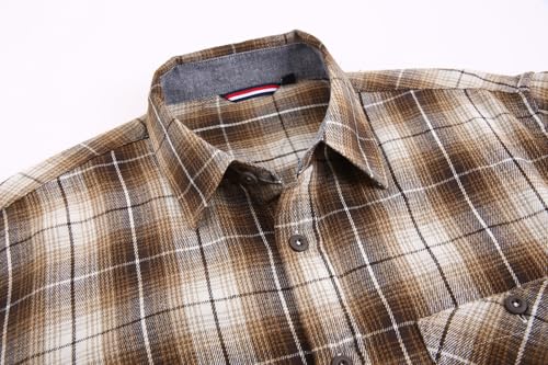 Alex Vando Mens Button Down Shirts Regular Fit Long Sleeve Casual Plaid Flannel Shirt