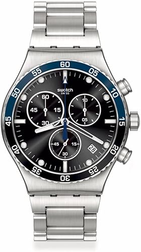 Swatch Dark Blue Irony Unisex Watch YVS507G