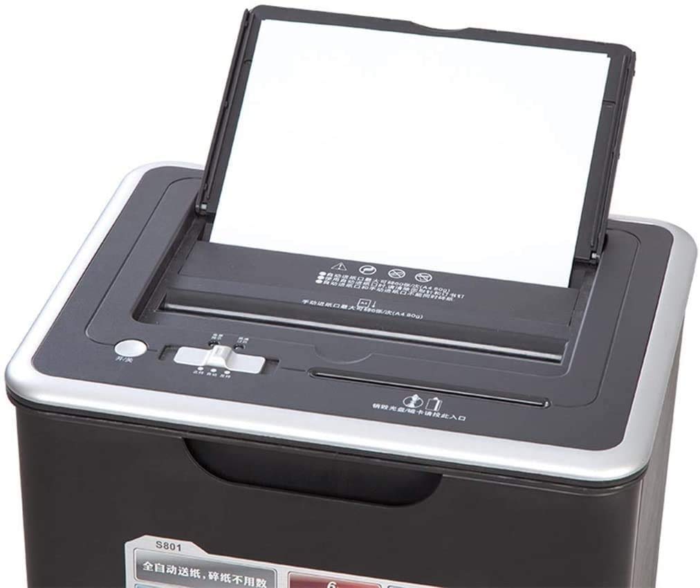 Trituradora de Papel, Papel de Micro-Corte de Alta Seguridad de 10 Hojas/CD/Tratamiento DE Tarjeta DE CRÉDITO con Tienda DE DIABAZA DE PLATACIÓN 100% Antes DE AMPS Y TECNOLOGÍA DE Safe