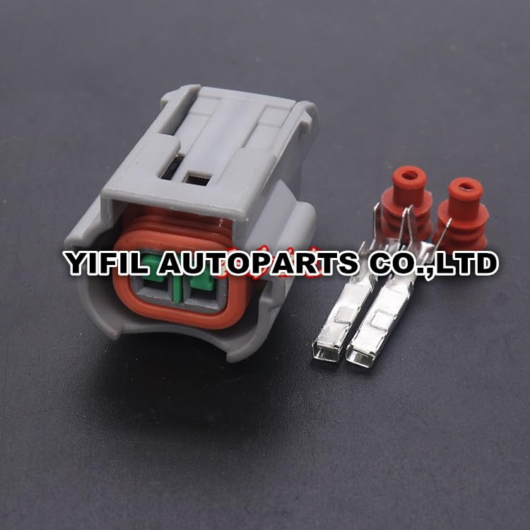 10pcs/lot PU465-02127 2 Pin Nozzle Plug Waterproof Automotive Female Connector for Kia k2 K3 K5 for Hyundai for Elantra Cerato Tucson