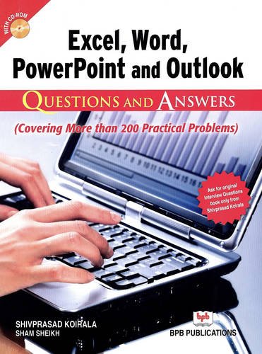 Buy Excel, Word, Powerpoint and Outlook: Questions and Answers Book ...