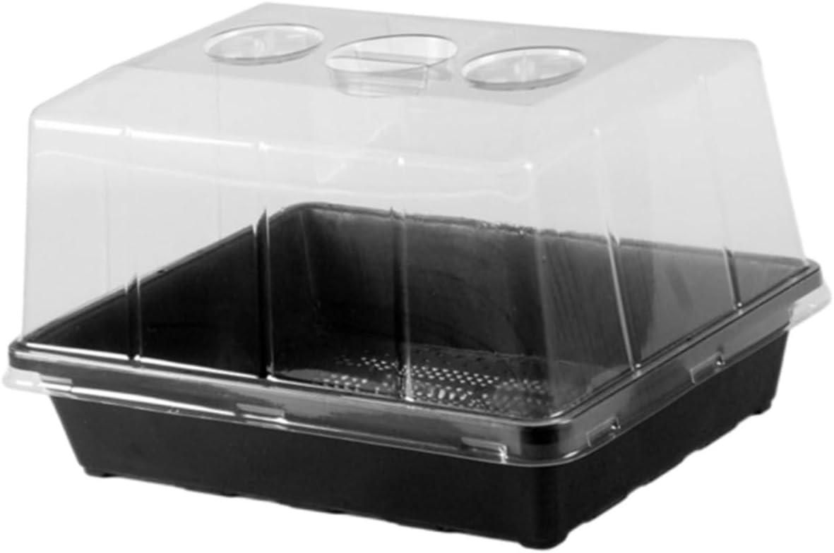 GALPADA 1set Reusable Plastic Plant Germination Trays with Cover for Starter Containers for Indoor and Outdoor Gardening for and Vegetables
