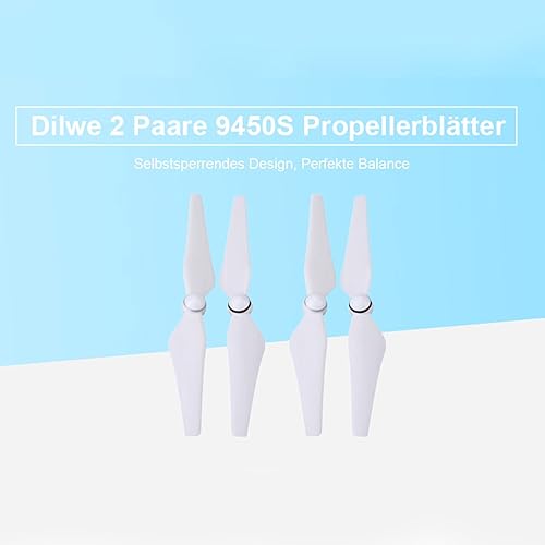Miniatura 8 de Milltrip 2 pares 9450S hélices cuchillas Drone Quadcopter accesorio para DJI Phantom 44 Pro