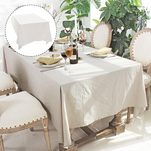 Nappe ronde noire anti-reflet pour protection bureau et table - 4